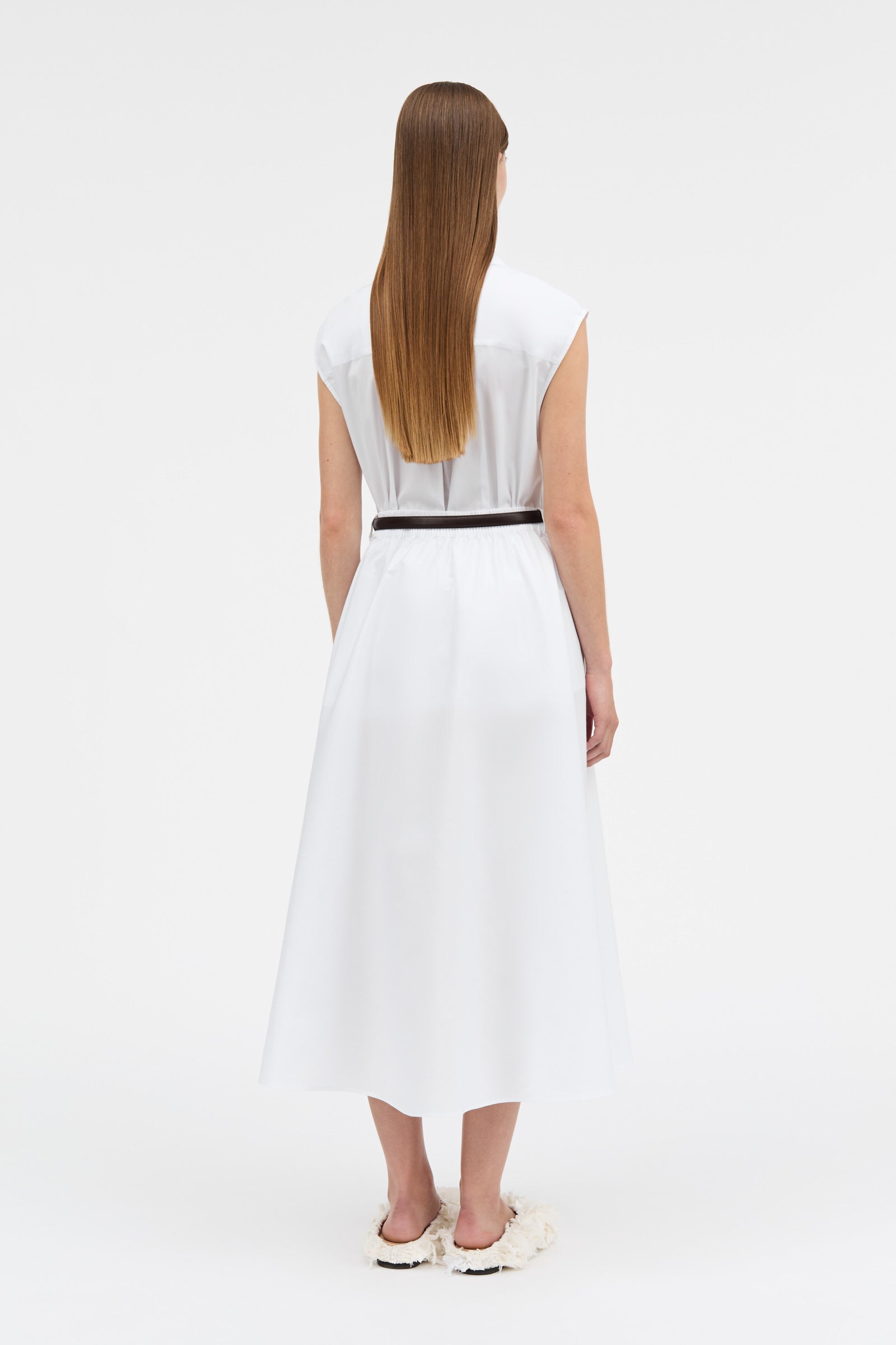 MKDT Studio NOVO MKDT SIGNATUREPOPLIN Skirts WHITE
