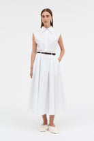 MKDT Studio NOVO MKDT SIGNATUREPOPLIN Skirts WHITE