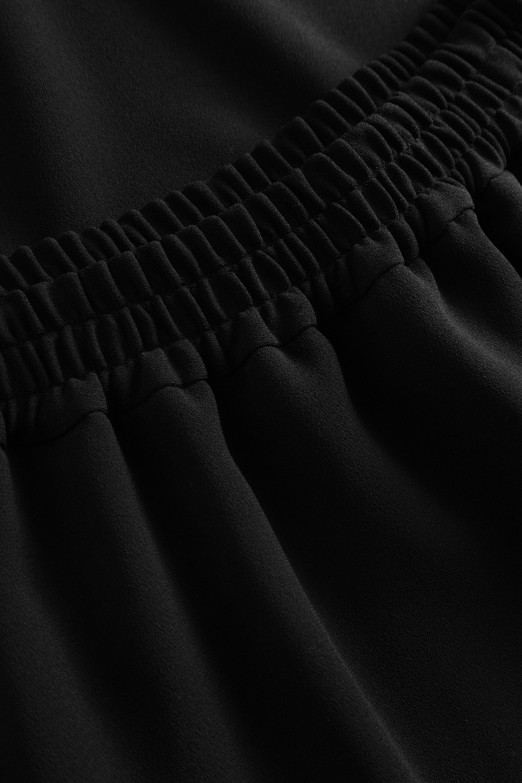 MKDT Studio Nasha Crepe Georgette Skirts BLACK