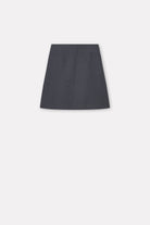 Mark Kenly Domino Tan Niala Textured Wool Skirts ANTHRACIT