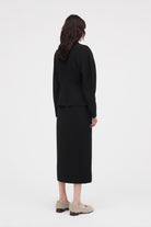 MKDT Studio Nishka Crepe Georgette Skirts BLACK