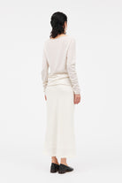 MKDT Studio Noelle Crepe Georgette Skirts IVORY