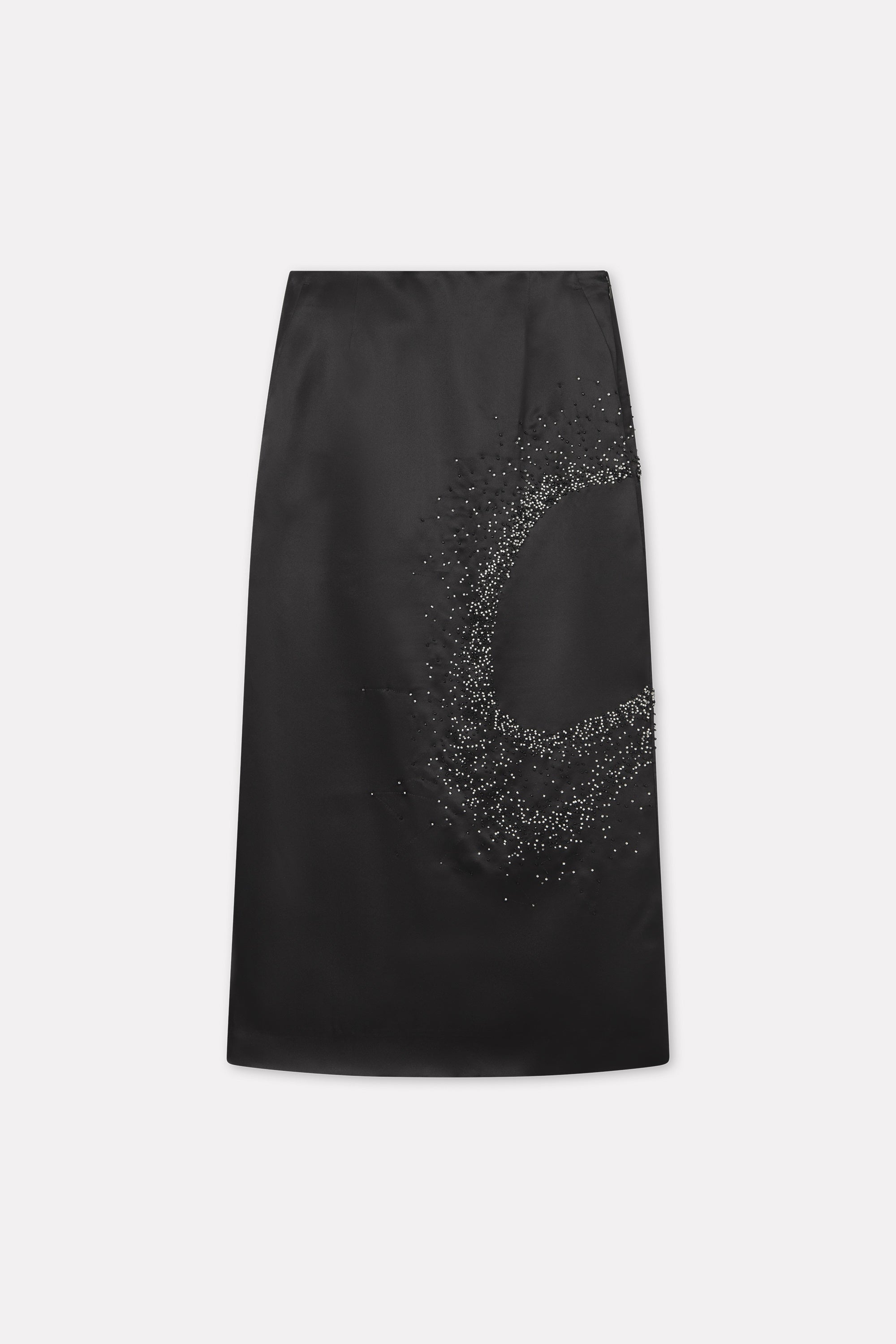 MKDT Studio Nuri-atelier Silk Skirts BLACK