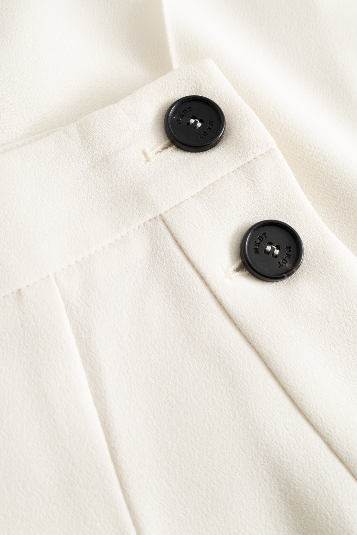 MKDT Studio PANNE CREPE GEORGETTE Pants IVORY