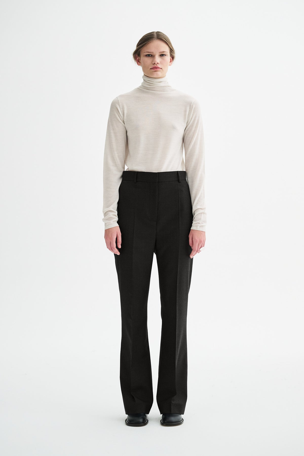 MKDT Studio PATRINA ECO WOOL TWILL Pants BROWN