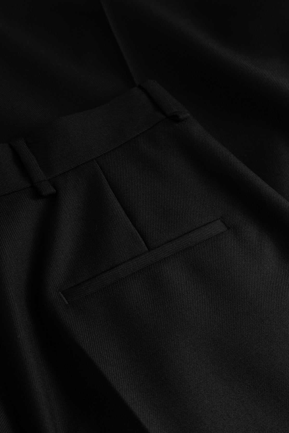 MKDT Studio PIRKA ECO WOOL TWILL Pants BLACK