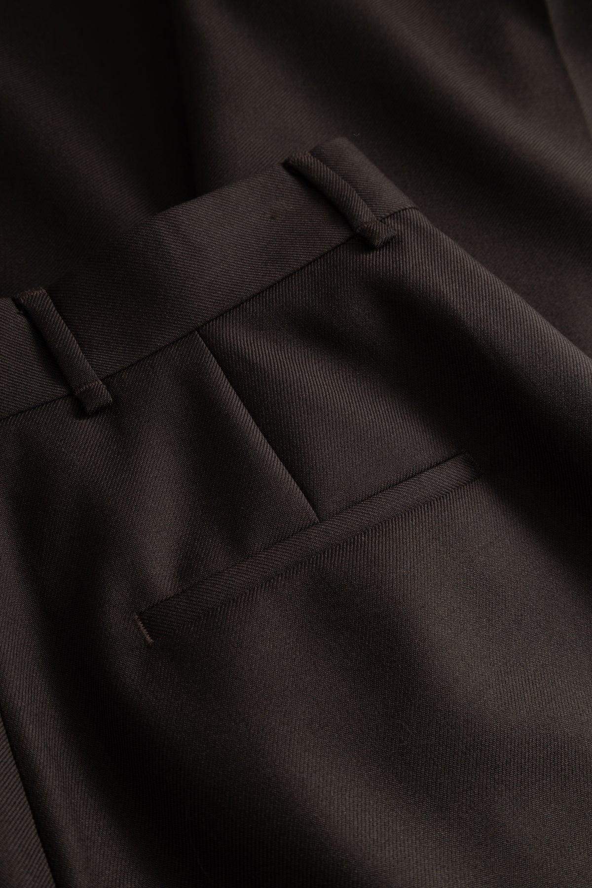 MKDT Studio PIRKA ECO WOOL TWILL Pants BROWN