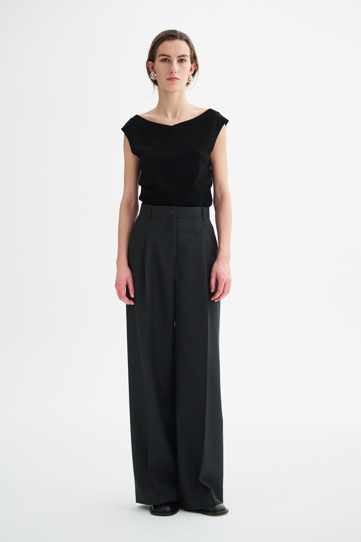 MKDT Studio PIRKA ECO WOOL TWILL Pants GREY