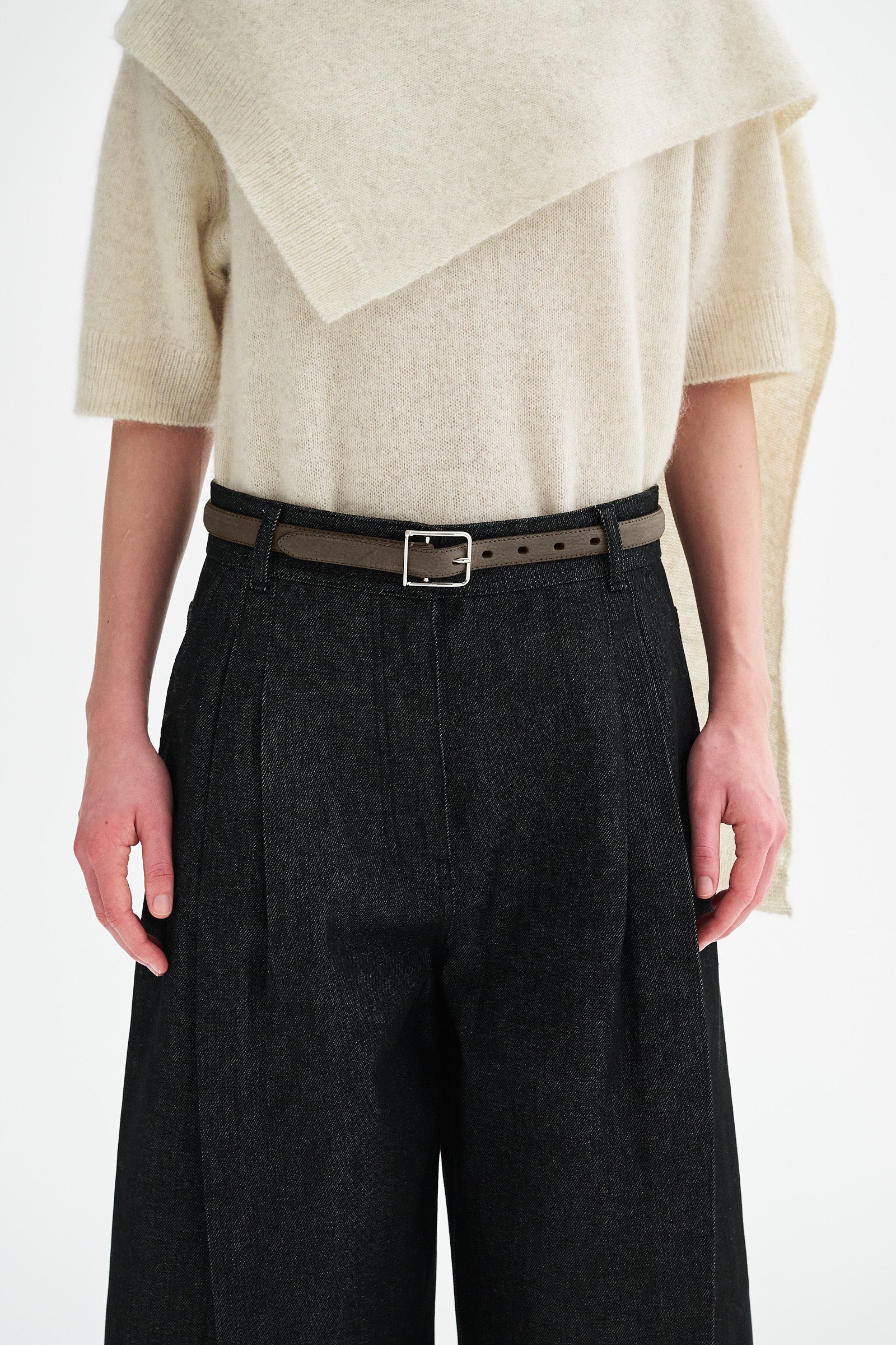 MKDT Studio PIVELLA BLACK DENIM Pants BLACK DENIM