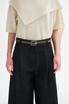 MKDT Studio PIVELLA BLACK DENIM Pants BLACK DENIM