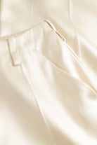 MKDT Studio PRALA-ATELIER SHINY TROUSERS Pants METALIC CREAM