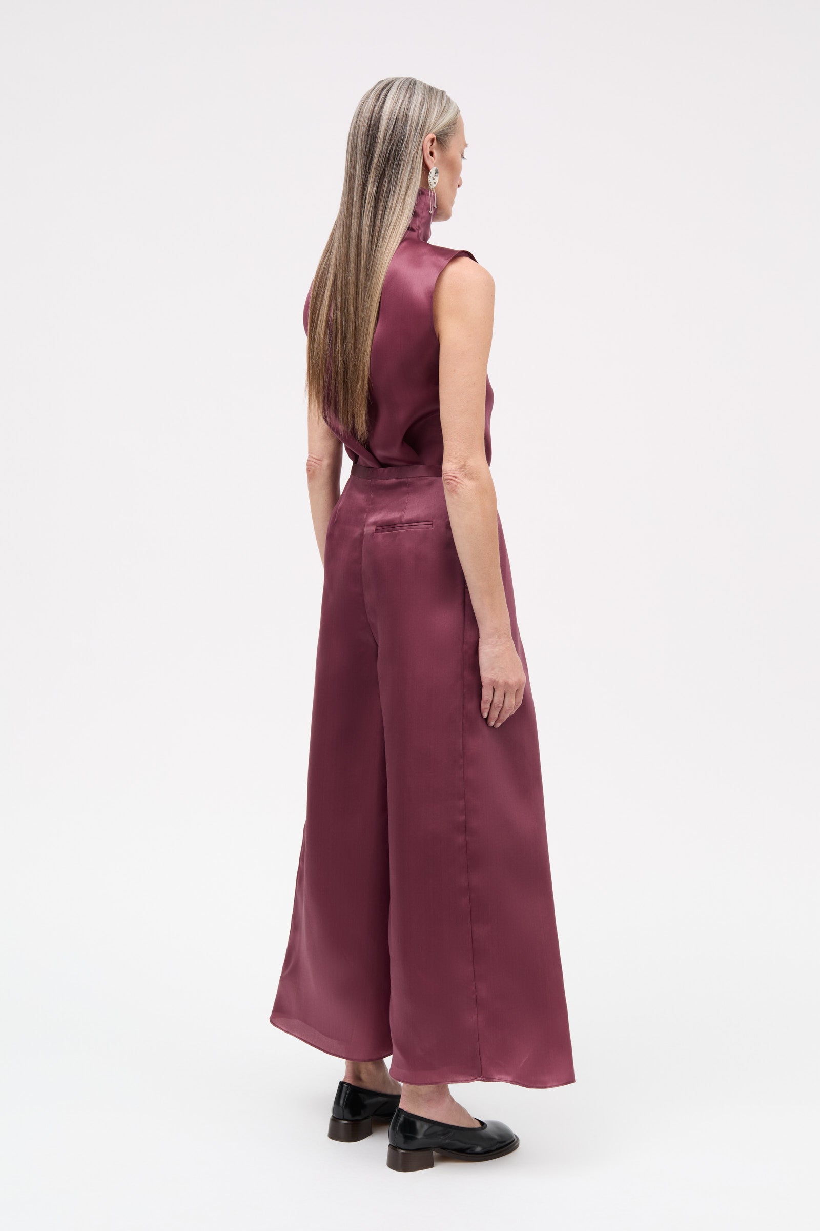 MKDT Studio Phaedra-atelier Silk Pants BERRY