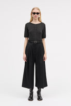 MKDT Studio Piva Light Wool Pants BLACK