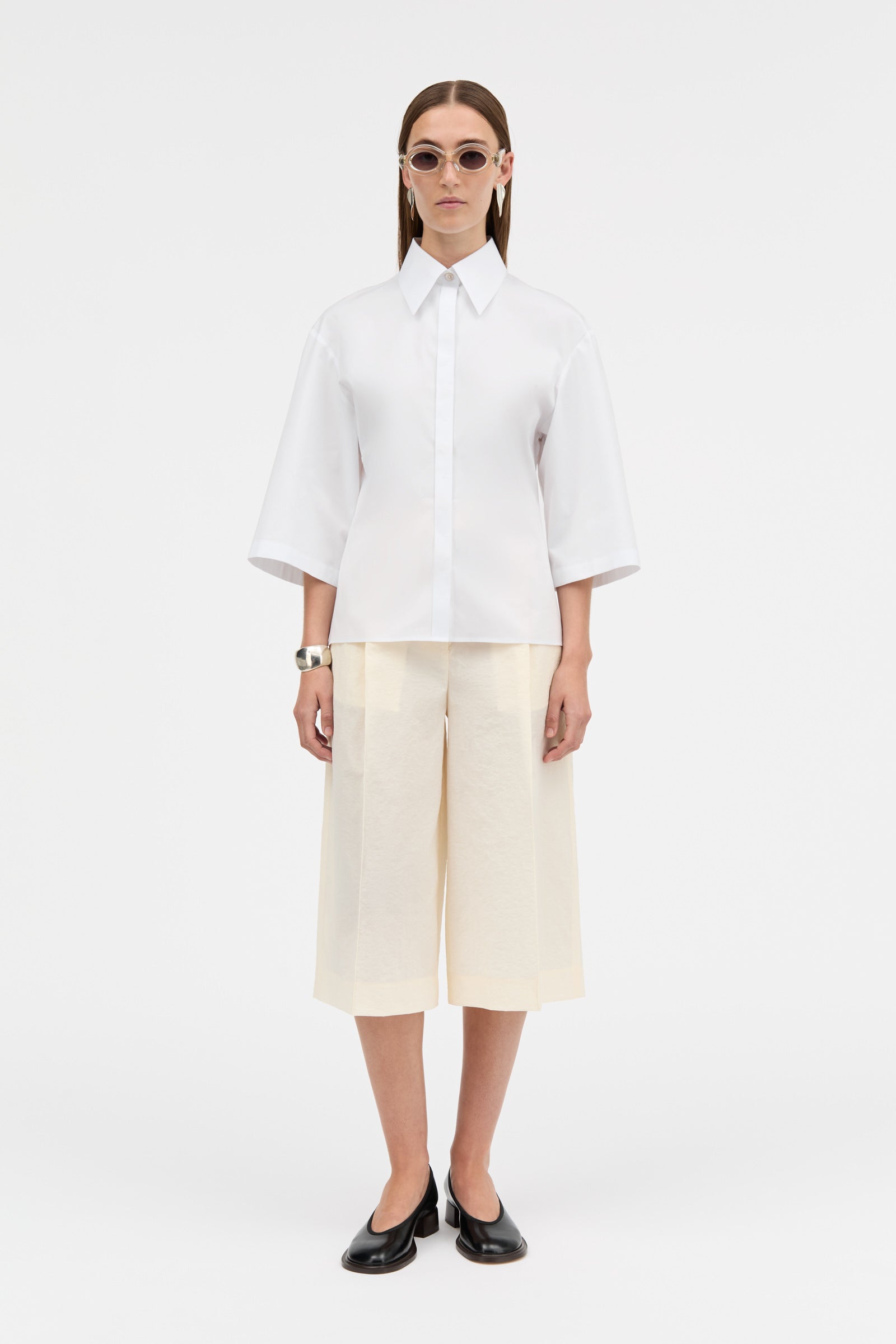 MKDT Studio SUKI MKDT SIGNATUREPOPLIN Shirts WHITE