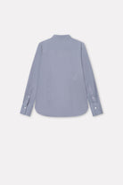 Mark Kenly Domino Tan Sadja Sheer Cotton Shirts BLUE