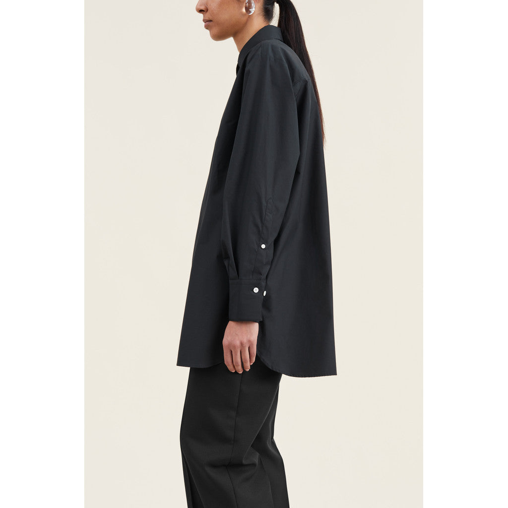 Mark Kenly Domino Tan Sevasti Poplin Shirts BLACK