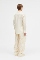 Mark Kenly Domino Tan Simon-atelier Silk Wool Twill Shirts IVORY