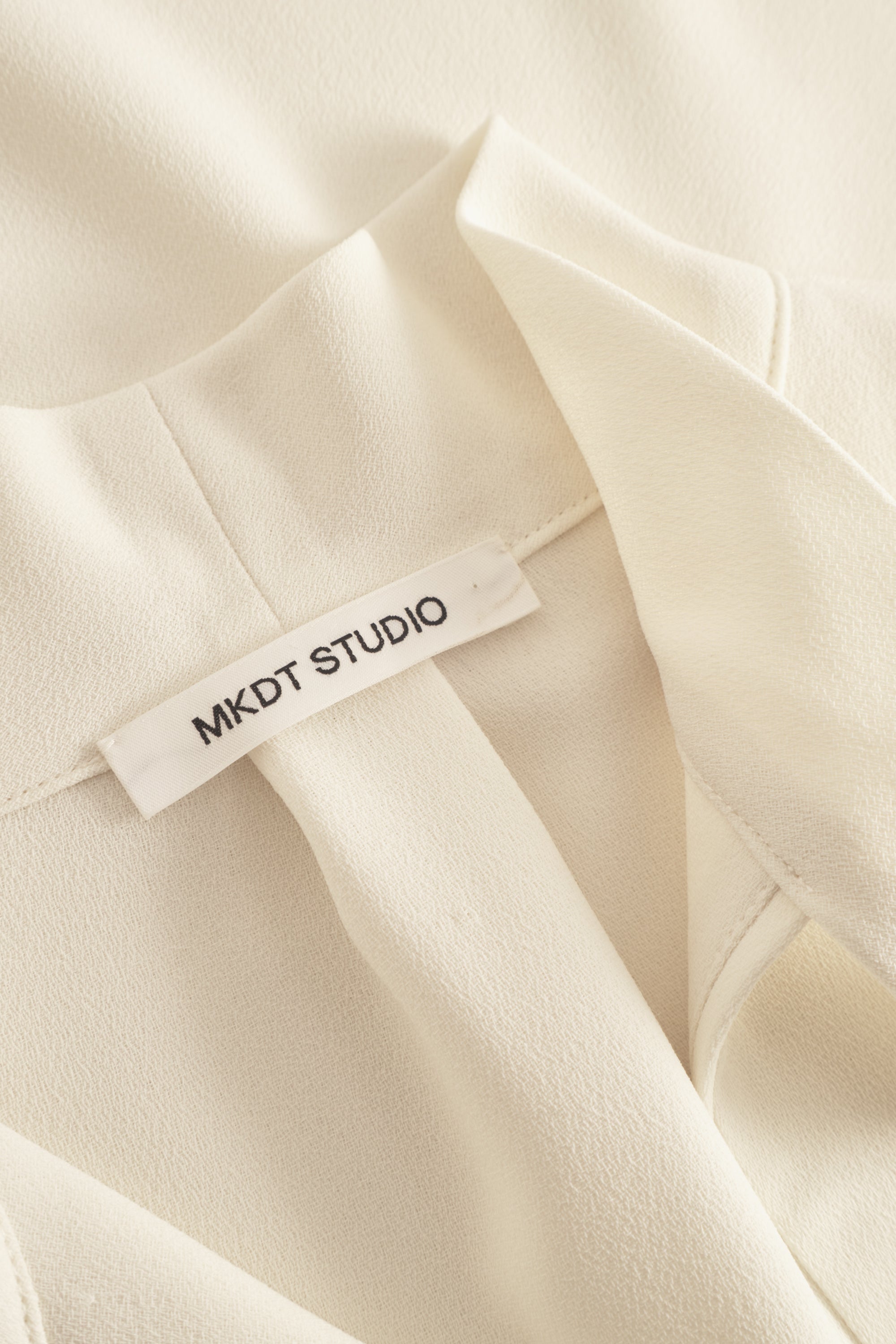 Mark Kenly Domino Tan Siva Crepe Georgette Blouses IVORY
