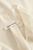 Mark Kenly Domino Tan Siva Crepe Georgette Blouses IVORY