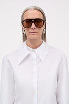 MKDT Studio Sonora Mkdt Signaturepoplin Shirts WHITE