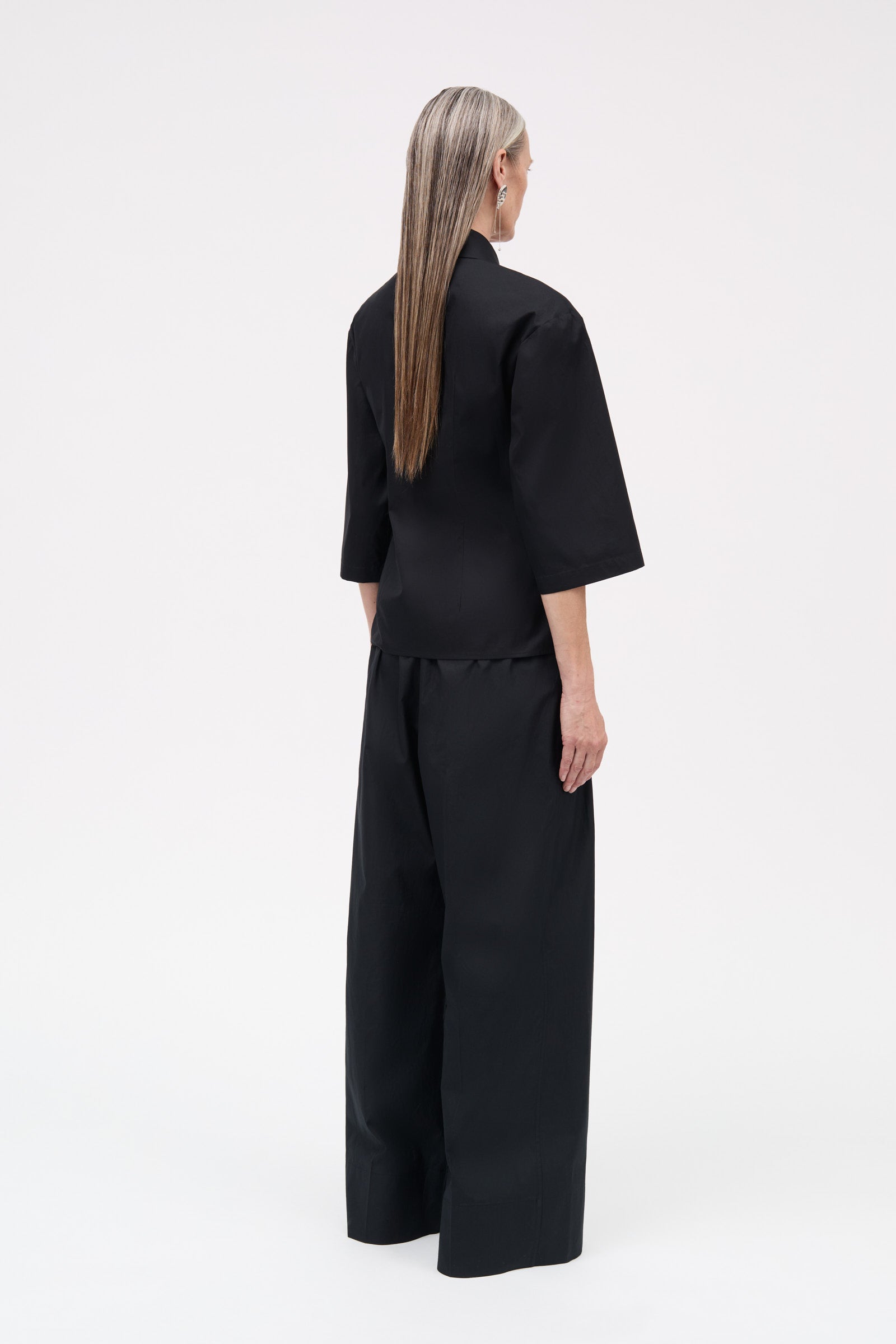 MKDT Studio Suki Mkdt Signaturepoplin Shirts BLACK