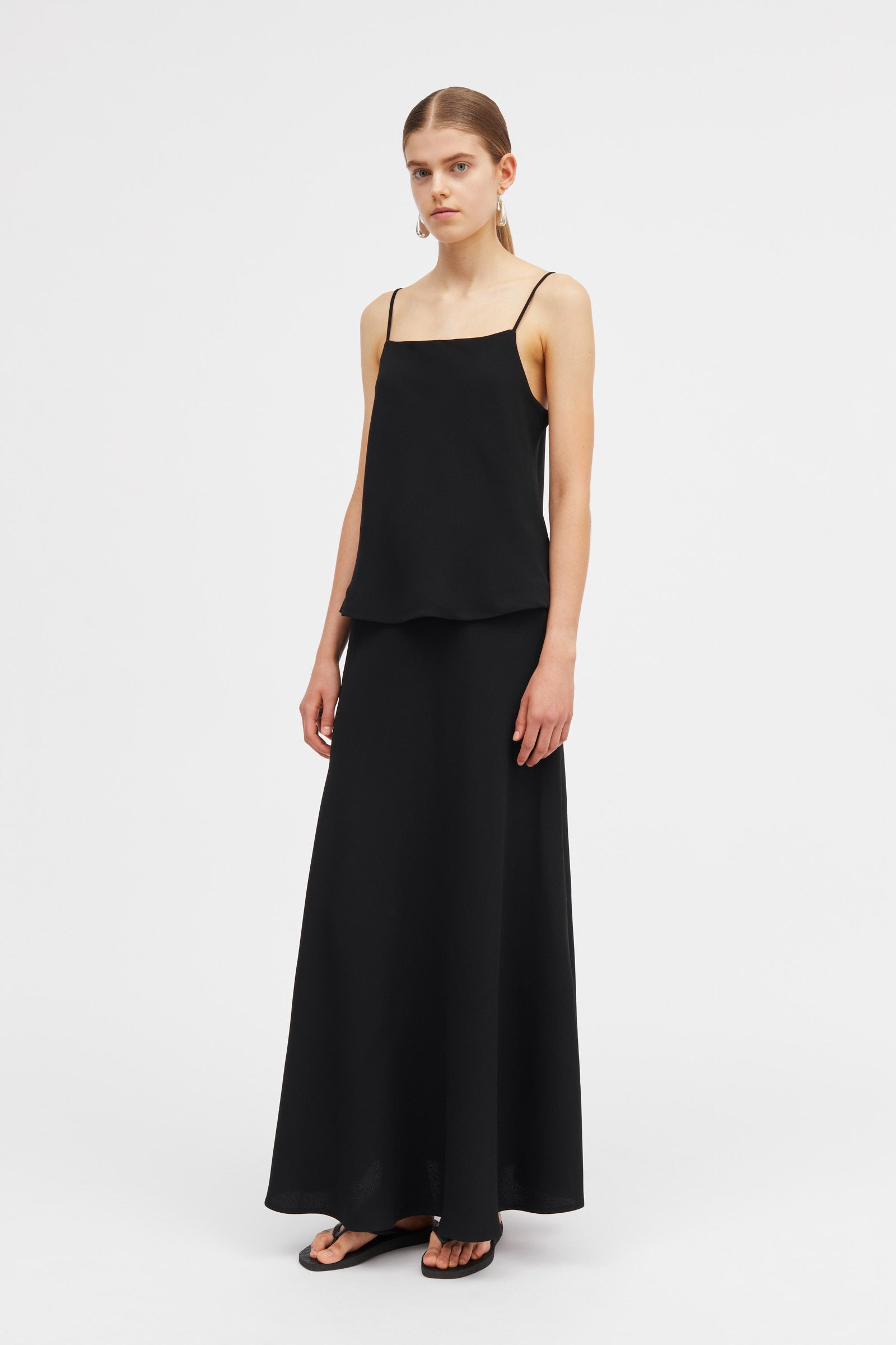 Mark Kenly Domino Tan Tatianna Crepe Georgette Blouses BLACK