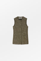 MKDT Studio VALI LIGHT TWEED Vest SEPIA MELANGE