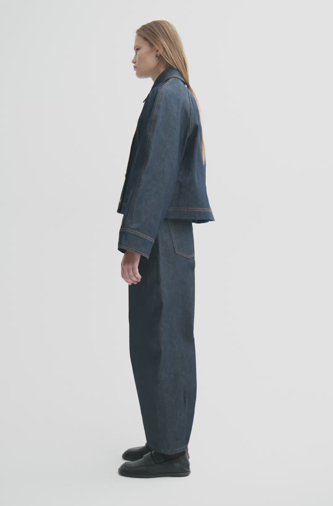 MKDT Studio CALYPSO BLUE DENIM Coats BLUE DENIM