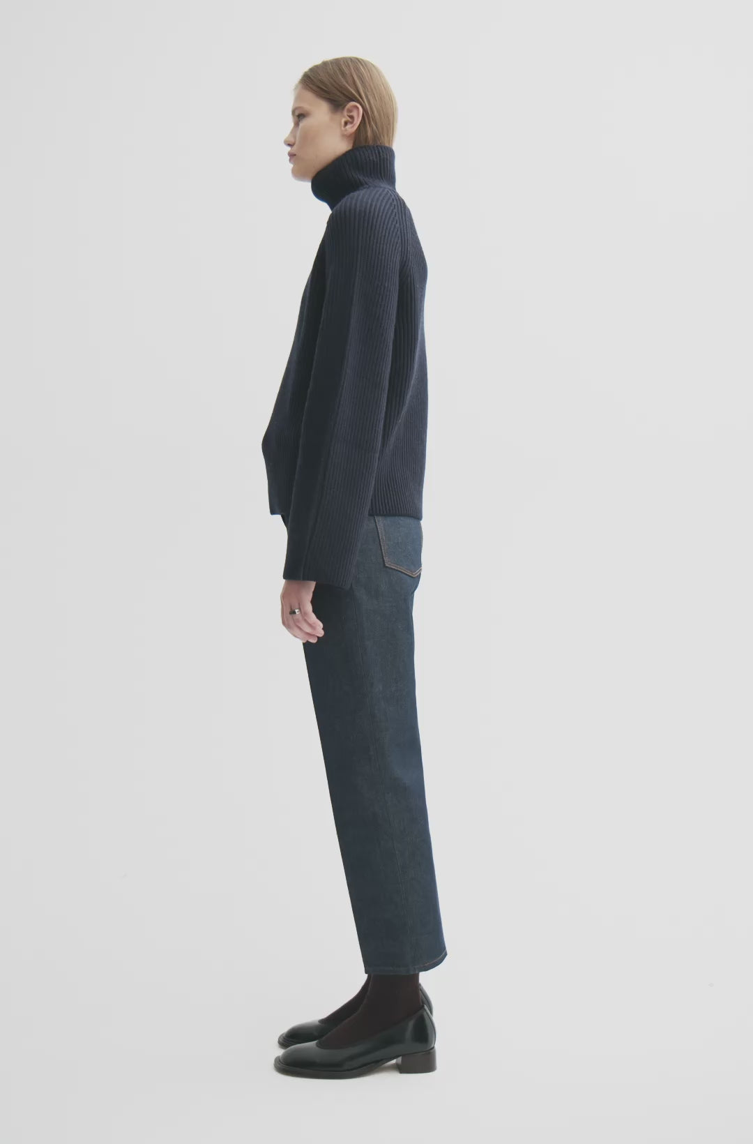 MKDT Studio KORNELLE MERINO Sweater DARK NAVY