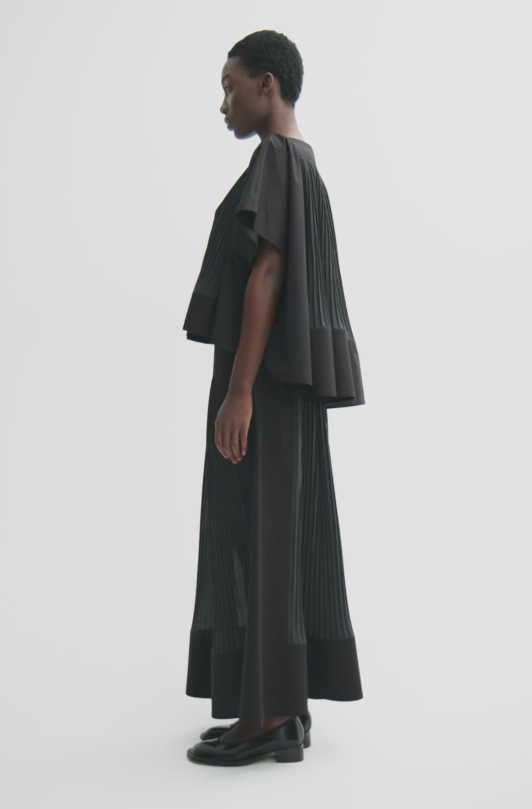 MKDT Studio NANNEL COTTON POPLIN Skirts BLACK