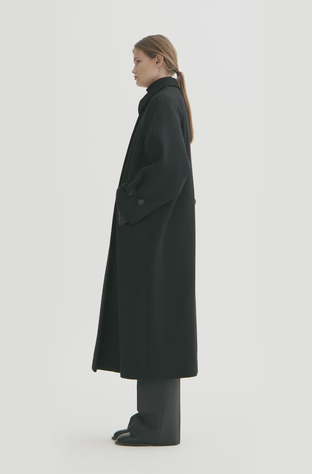 MKDT Studio CARO WOOL COAT Coats BLACK